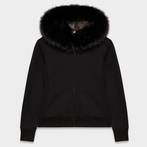 NWT Aritzia Sweatfleece Snug Fur Zip Hoodie